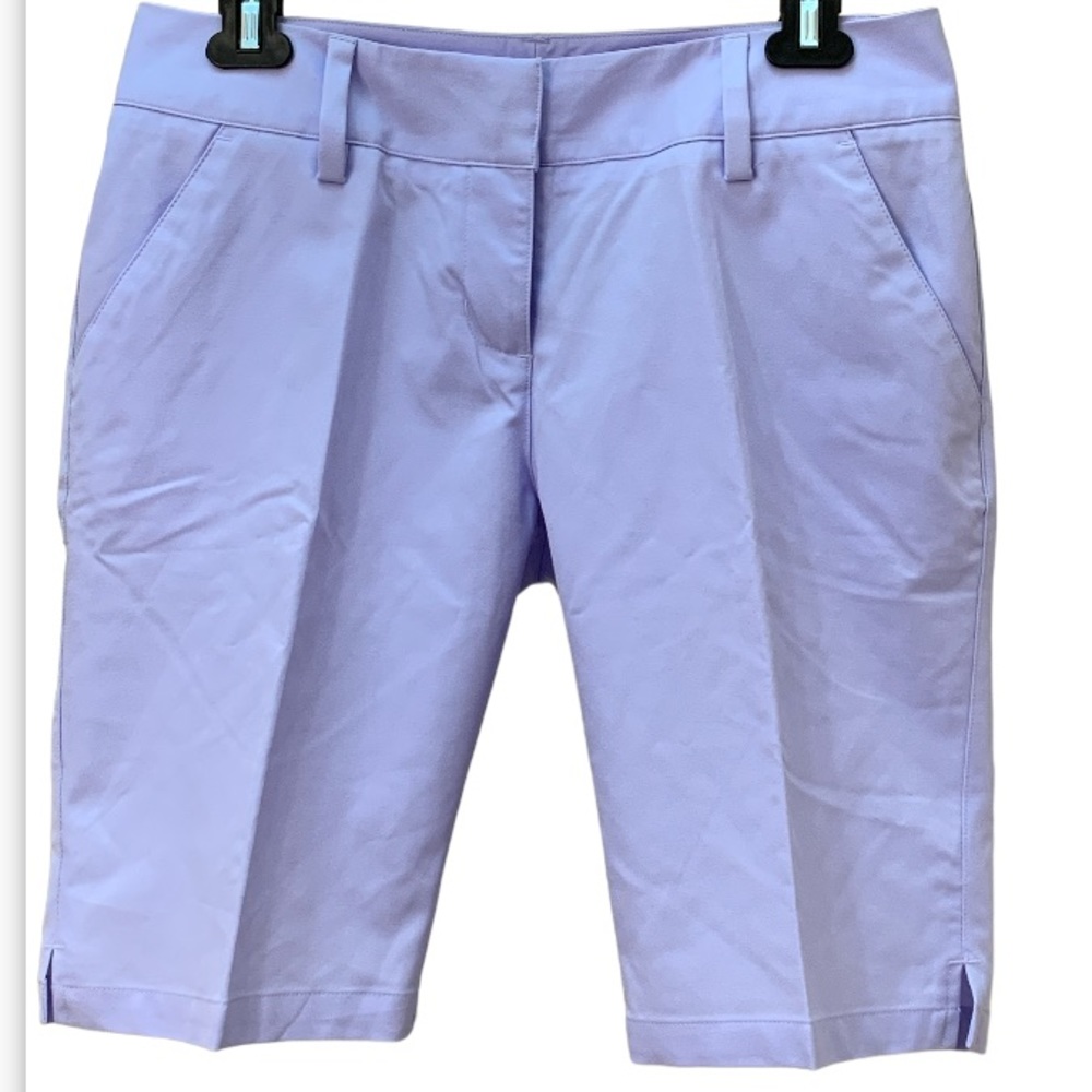 NWT  Adidas Climalite Ladies Golf Short Pastel Lavender Size 4
